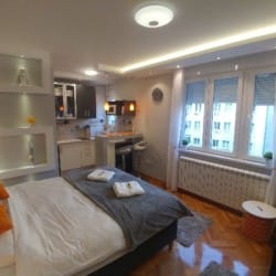 stan na dan beograd zvezda, dvosobni apartmani u centru dorcol